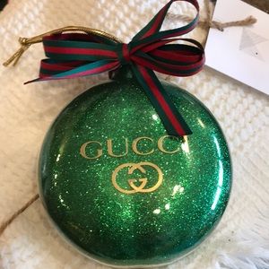 Gucci glass ornament